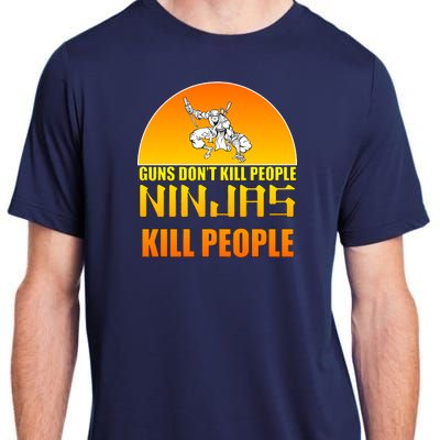 Guns Don't Kill People Grandmas With handsome Grandsons Do Adult ChromaSoft Performance T-Shirt