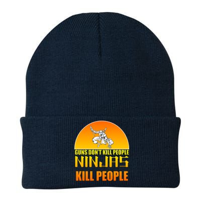 Guns Don't Kill People Grandmas With handsome Grandsons Do Knit Cap Winter Beanie