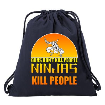 Guns Don't Kill People Grandmas With handsome Grandsons Do Drawstring Bag