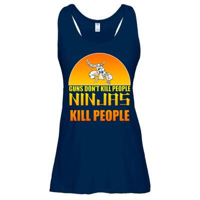 Guns Don't Kill People Grandmas With handsome Grandsons Do Ladies Essential Flowy Tank