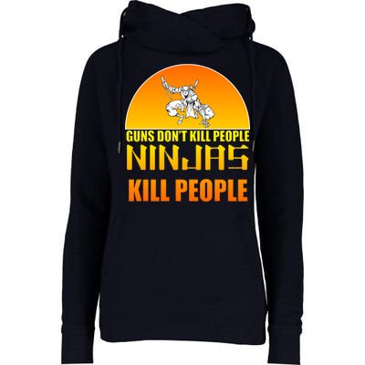 Guns Don't Kill People Grandmas With handsome Grandsons Do Womens Funnel Neck Pullover Hood