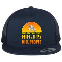 Guns Don't Kill People Grandmas With handsome Grandsons Do Flat Bill Trucker Hat