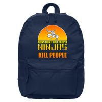 Guns Don't Kill People Grandmas With handsome Grandsons Do 16 in Basic Backpack