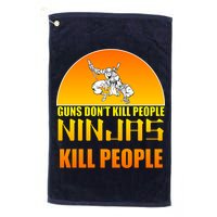 Guns Don't Kill People Grandmas With handsome Grandsons Do Golf Towel