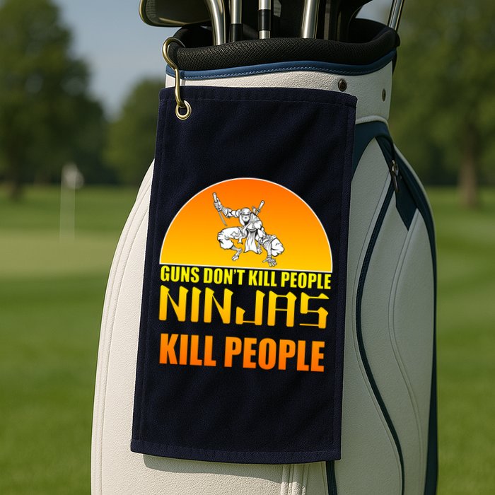 Guns Don't Kill People Grandmas With handsome Grandsons Do Golf Towel