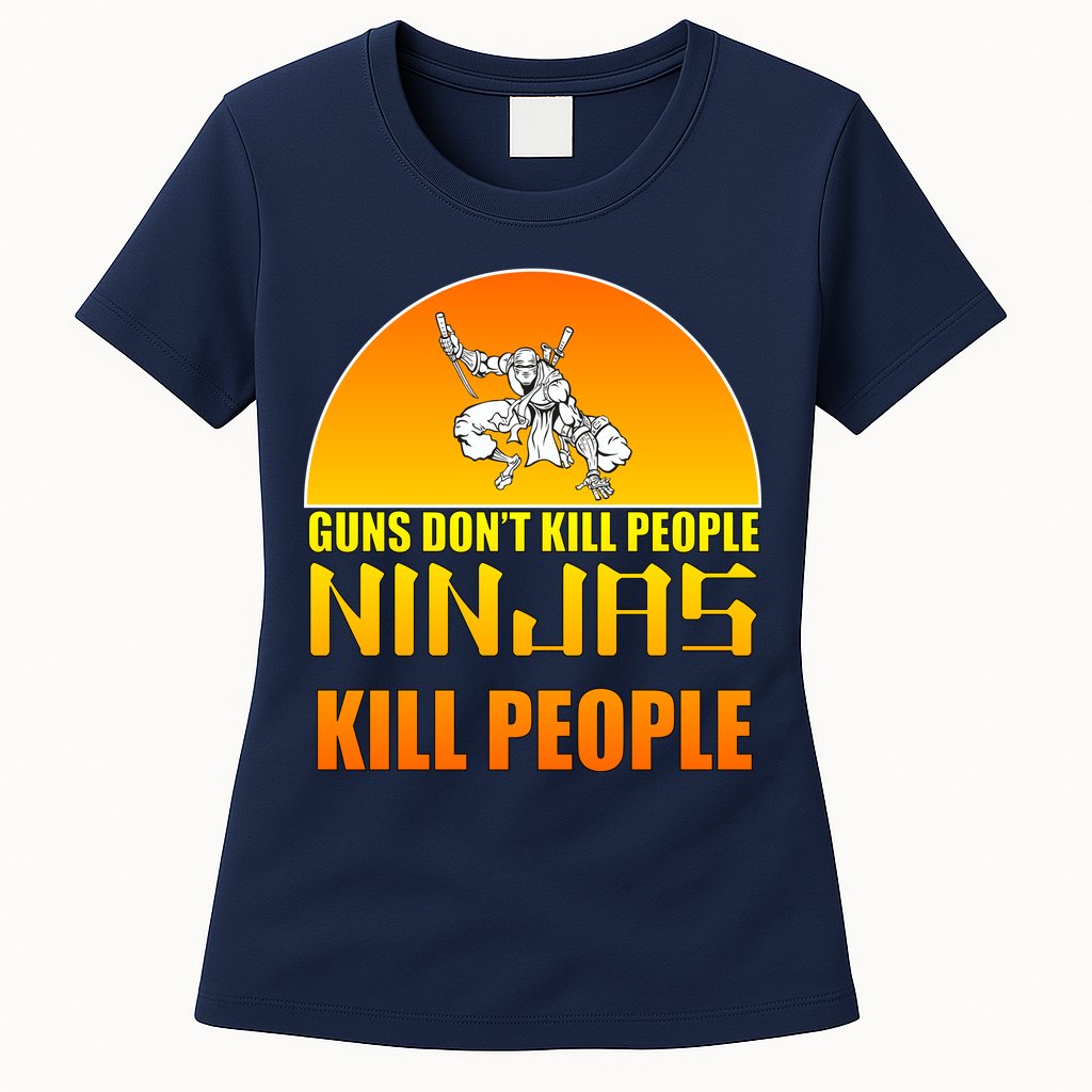 Guns Don't Kill People Grandmas With handsome Grandsons Do Womens T-Shirt
