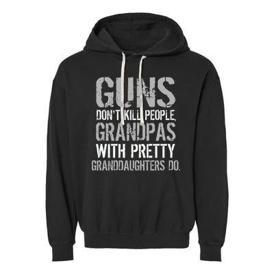 Guns Don't Kill People Grandpas Do Garment-Dyed Fleece Hoodie