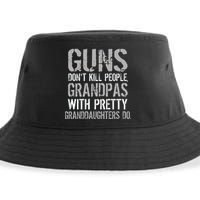 Guns Don't Kill People Grandpas Do Sustainable Bucket Hat