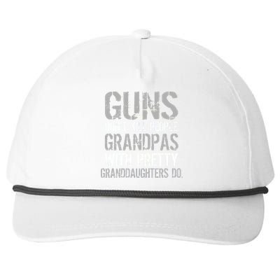 Guns Don't Kill People Grandpas Do Snapback Five-Panel Rope Hat