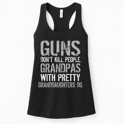 Guns Don't Kill People Grandpas Do Womens Tank Top