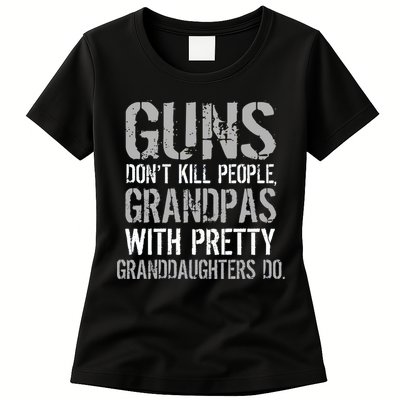 Guns Don't Kill People Grandpas Do Womens T-Shirt
