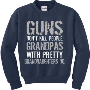 Guns Don't Kill People Grandpas Do Kids Sweatshirt