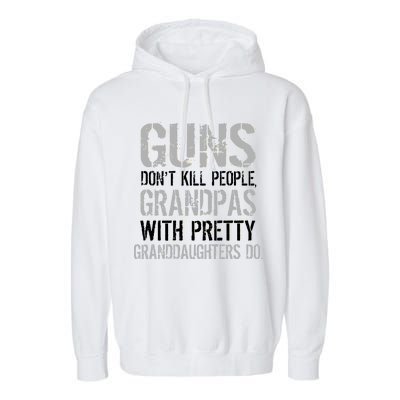 Guns Don't Kill People Grandpas Do Garment-Dyed Fleece Hoodie