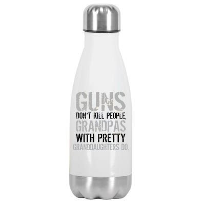 Guns Don't Kill People Grandpas Do Stainless Steel Insulated Water Bottle