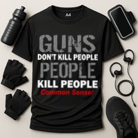 Guns Don't Kill People Kill People Cooling Performance Crew T-Shirt
