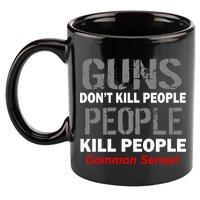 Guns Don't Kill People Kill People 11oz C Handle Ceramic Mug