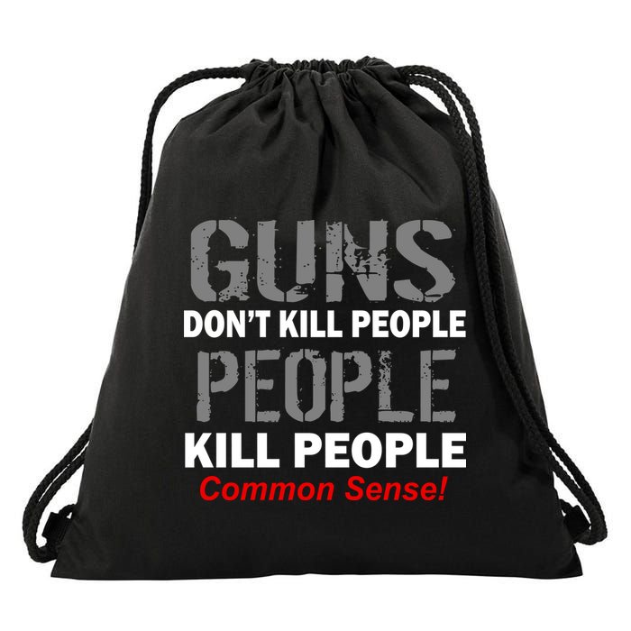 Guns Don't Kill People Kill People Drawstring Bag