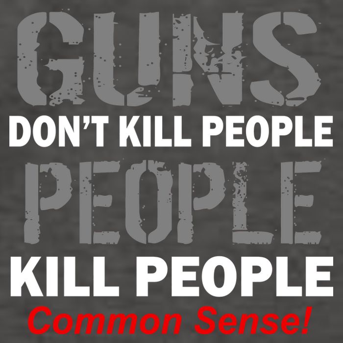 Guns Don't Kill People Kill People Vector Backpack