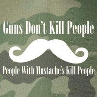 Guns Don't Kill People With Mustache's Do Legacy Tie Dye Trucker Hat