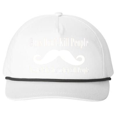 Guns Don't Kill People With Mustache's Do Snapback Five-Panel Rope Hat