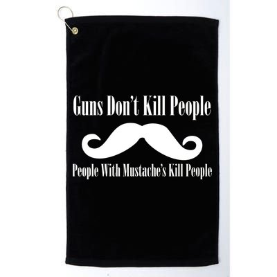 Guns Don't Kill People With Mustache's Do Golf Towel