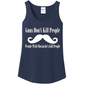 Guns Don't Kill People With Mustache's Do Ladies Essential Tank