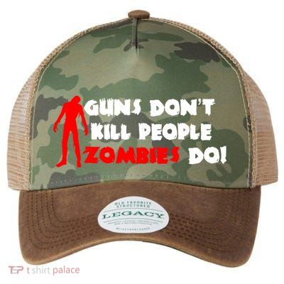 Guns Don't Kill People Zombies Do Legacy Tie Dye Trucker Hat