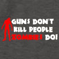 Guns Don't Kill People Zombies Do Vector Backpack