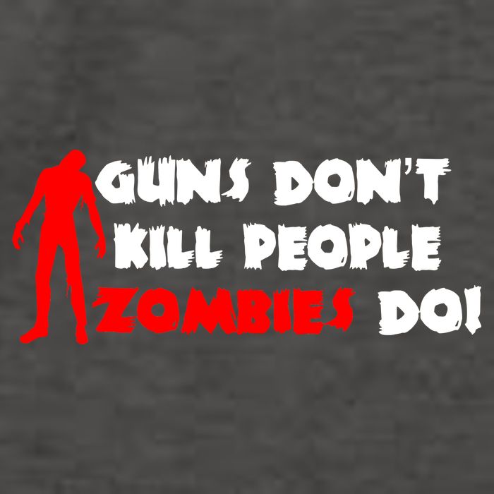 Guns Don't Kill People Zombies Do Vector Backpack