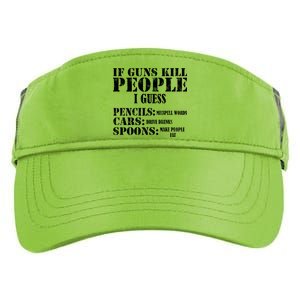 Guns Kill People Cars Drive Drunk Adult Drive Performance Visor