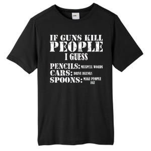 Guns Kill People Cars Drive Drunk Tall Fusion ChromaSoft Performance T-Shirt