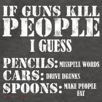 Guns Kill People Cars Drive Drunk Vector Backpack