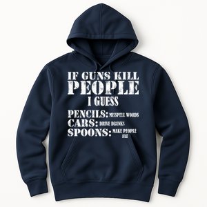 Guns Kill People Cars Drive Drunk Hoodie