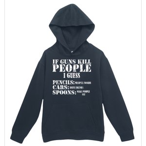 Guns Kill People Cars Drive Drunk Urban Pullover Hoodie