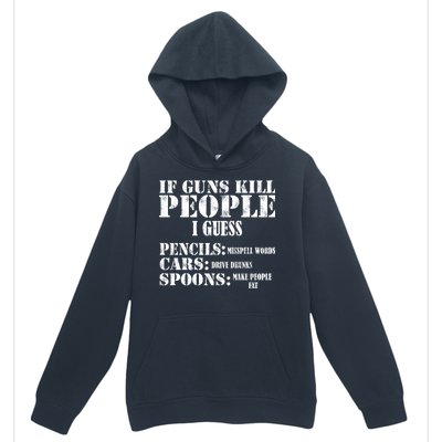 Guns Kill People Cars Drive Drunk Urban Pullover Hoodie