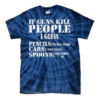 Guns Kill People Cars Drive Drunk Tie-Dye T-Shirt