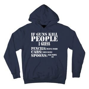 Guns Kill People Cars Drive Drunk Tall Hoodie