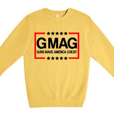 Guns Make America Great Premium Crewneck Sweatshirt