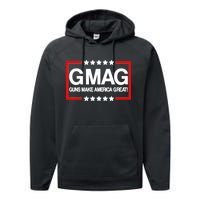 Guns Make America Great Performance Fleece Hoodie