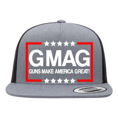 Guns Make America Great Flat Bill Trucker Hat