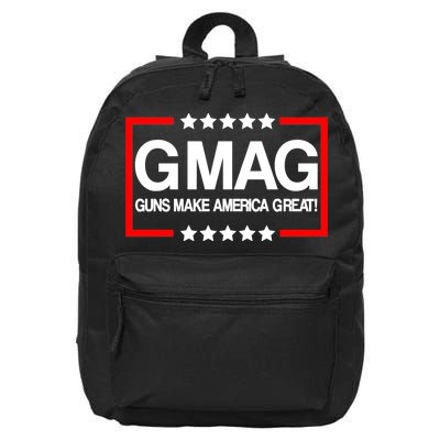 Guns Make America Great 16 in Basic Backpack