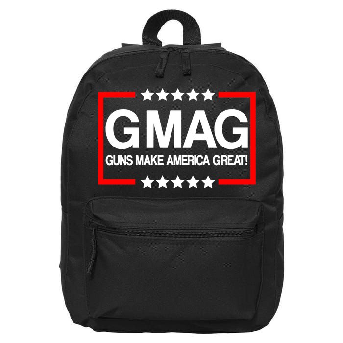 Guns Make America Great 16 in Basic Backpack