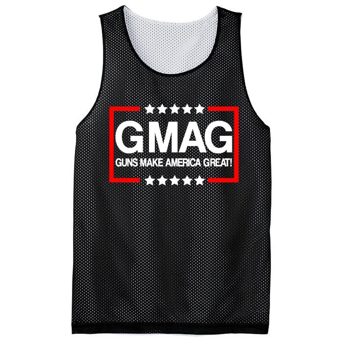 Guns Make America Great Mesh Reversible Basketball Jersey Tank