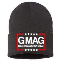 Guns Make America Great Sustainable Knit Beanie