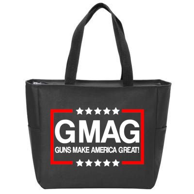 Guns Make America Great Zip Tote Bag