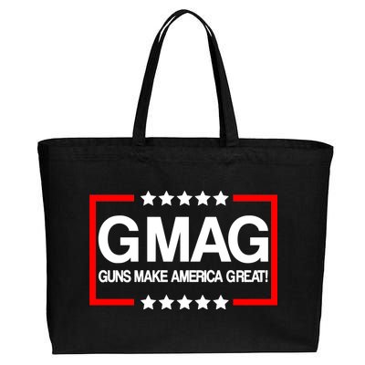 Guns Make America Great Cotton Canvas Jumbo Tote