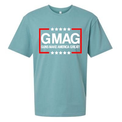 Guns Make America Great Sueded Cloud Jersey T-Shirt