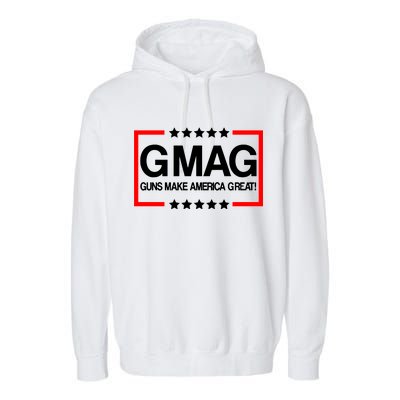 Guns Make America Great Garment-Dyed Fleece Hoodie