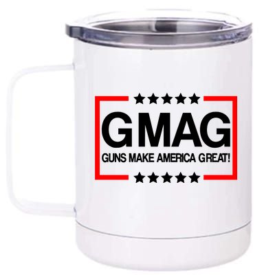 Guns Make America Great 12 oz Stainless Steel Tumbler Cup