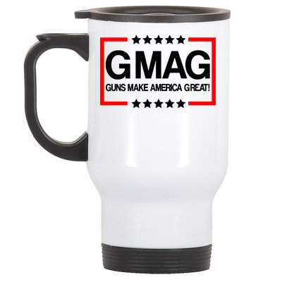 Guns Make America Great Stainless Steel Travel Mug